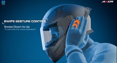 Axor X Altor Apex Venomous Smart Bluetooth Helmet voice assistant